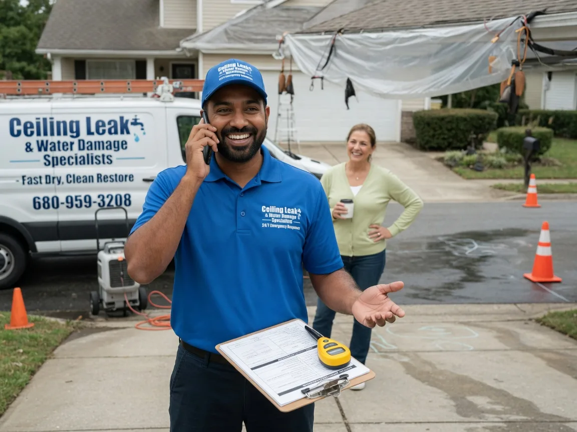 Ceiling Leak Cleanup Alpine, TX FAQs